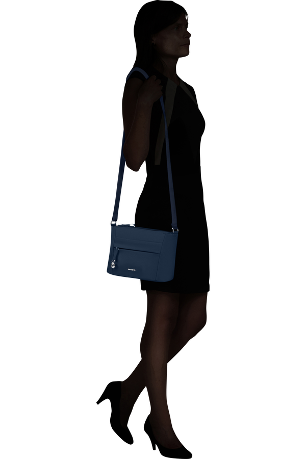 Samsonite Move 5.0 H. Shoulder Bag S 3 Zip  Bleu foncé Samsonite Move 5.0 H. Shoulder Bag S 3 Zip  Bleu foncé