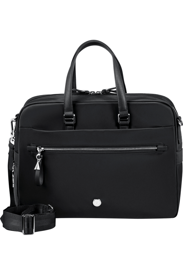Samsonite Karissa Evo Bailhandle 15.6' 2 Comp  Schwarz Samsonite Karissa Evo Bailhandle 15.6' 2 Comp  Schwarz