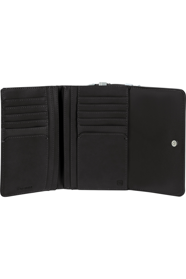 Samsonite Karissa Slg Wallet 12CC+ZIP EXT M  Schwarz Samsonite Karissa Slg Wallet 12CC+ZIP EXT M  Schwarz