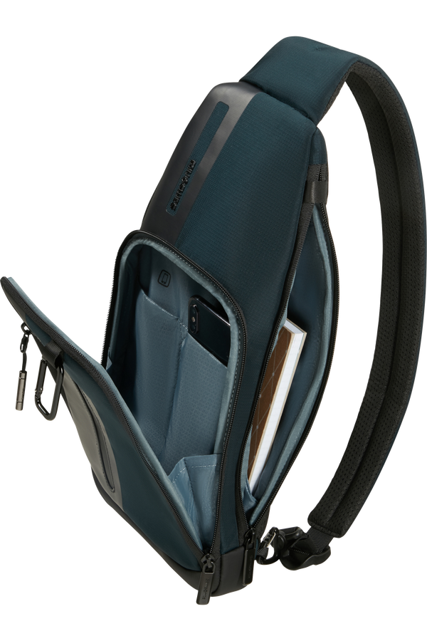 Samsonite Biz2go Slingbag M  Bleu profond Samsonite Biz2go Slingbag M  Bleu profond