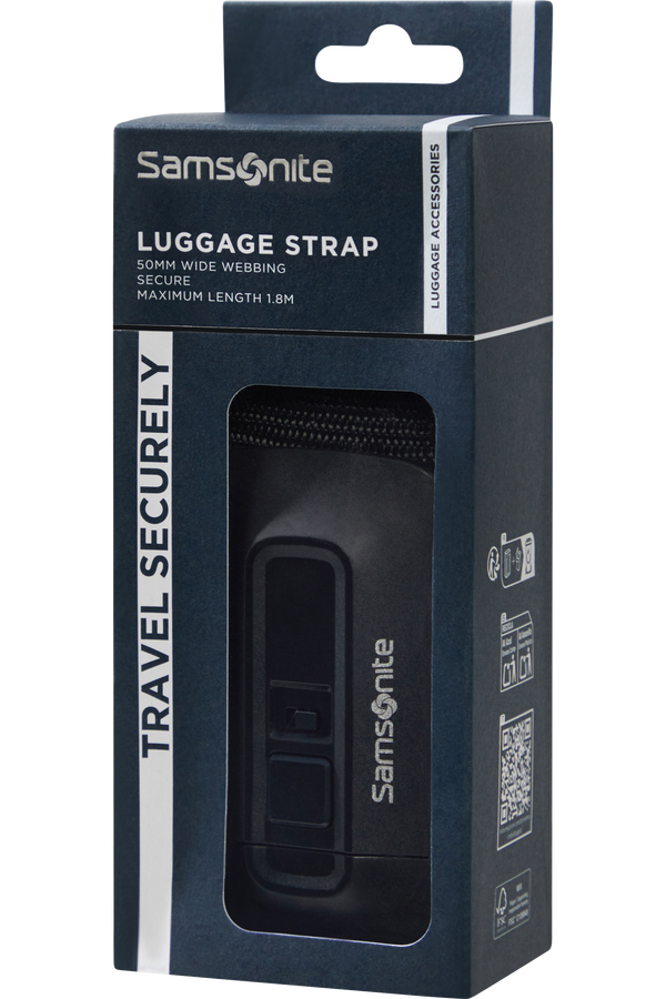 Samsonite Ta Revolution Luggage Strap 50mm  Noir Samsonite Ta Revolution Luggage Strap 50mm  Noir