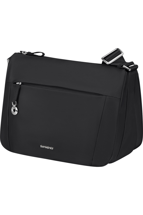Samsonite Move 5.0 Hobo Bag Round 3 Comp.  Noir Samsonite Move 5.0 Hobo Bag Round 3 Comp.  Noir