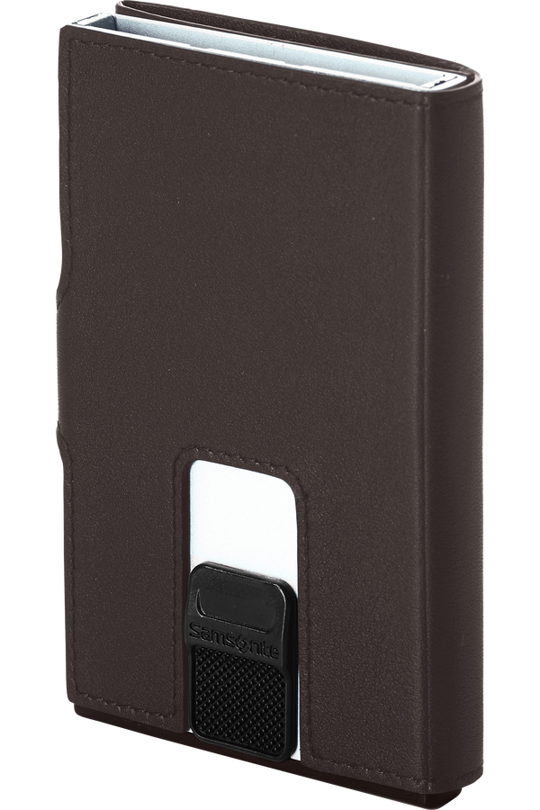Samsonite Alu Fit 202 - Slide-up Wallet  Marron foncé Samsonite Alu Fit 202 - Slide-up Wallet  Marron foncé