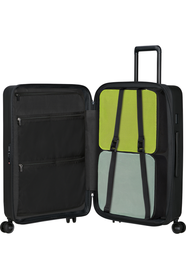 Samsonite Restackd Spinner Expandable 68cm  Noir