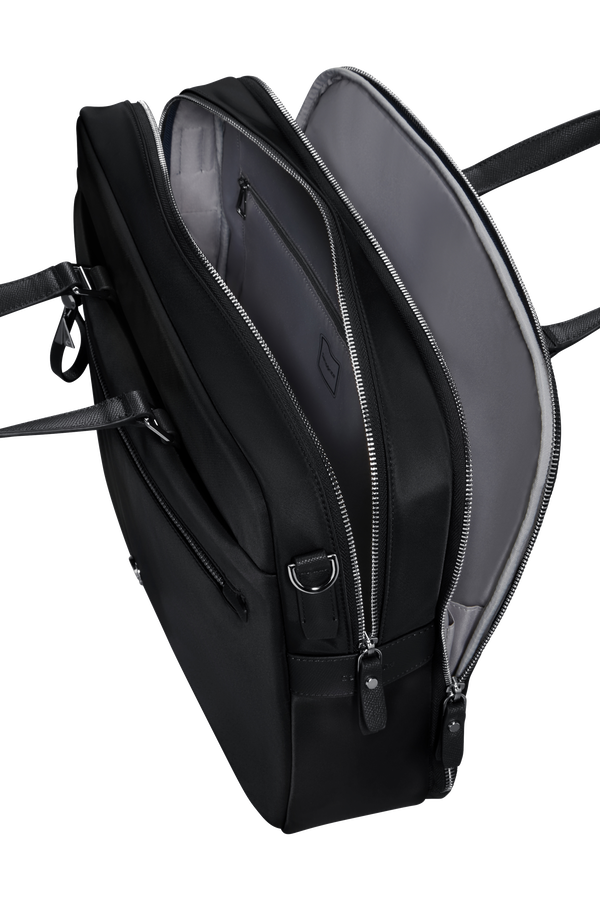 Samsonite Karissa Evo Bailhandle 15.6' 2 Comp  Schwarz Samsonite Karissa Evo Bailhandle 15.6' 2 Comp  Schwarz