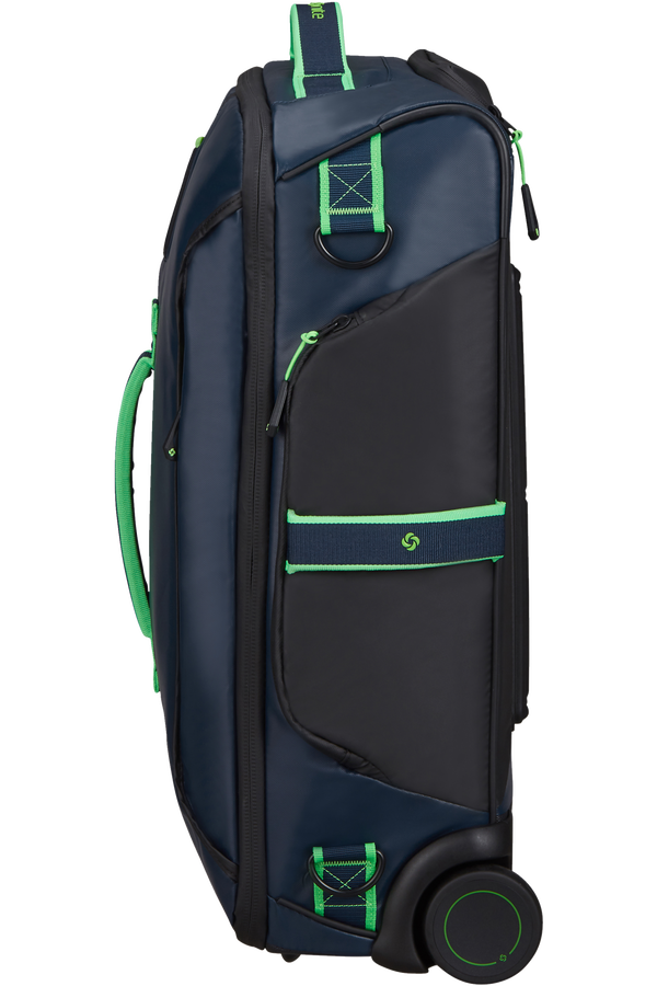 Samsonite Paradiver Light Duffle with wheels 55cm  Night Blue/Fluo Green