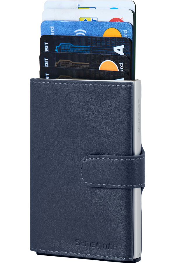 Samsonite Alu Fit 202 - Slide-up Wallet  Bleu Samsonite Alu Fit 202 - Slide-up Wallet  Bleu