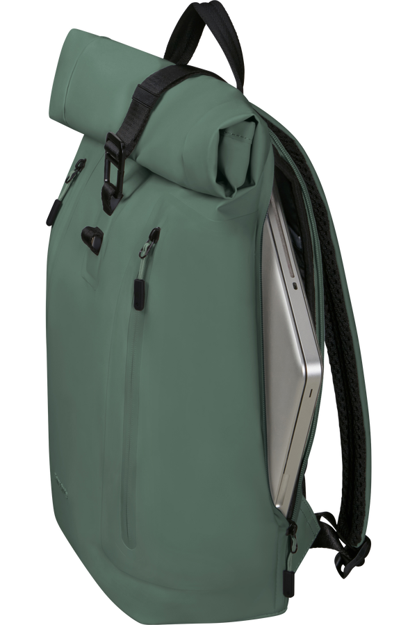 Samsonite Coatify Biz Rolltop Backpack 15.6'  Vert