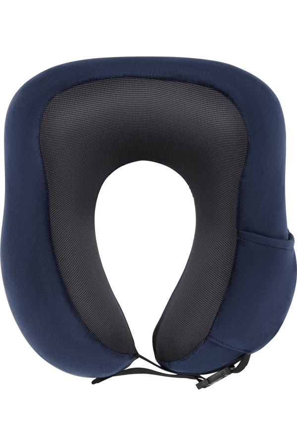 Samsonite Ta Revolution Ergonomic Memory Foam Pillow  Midnight Blue