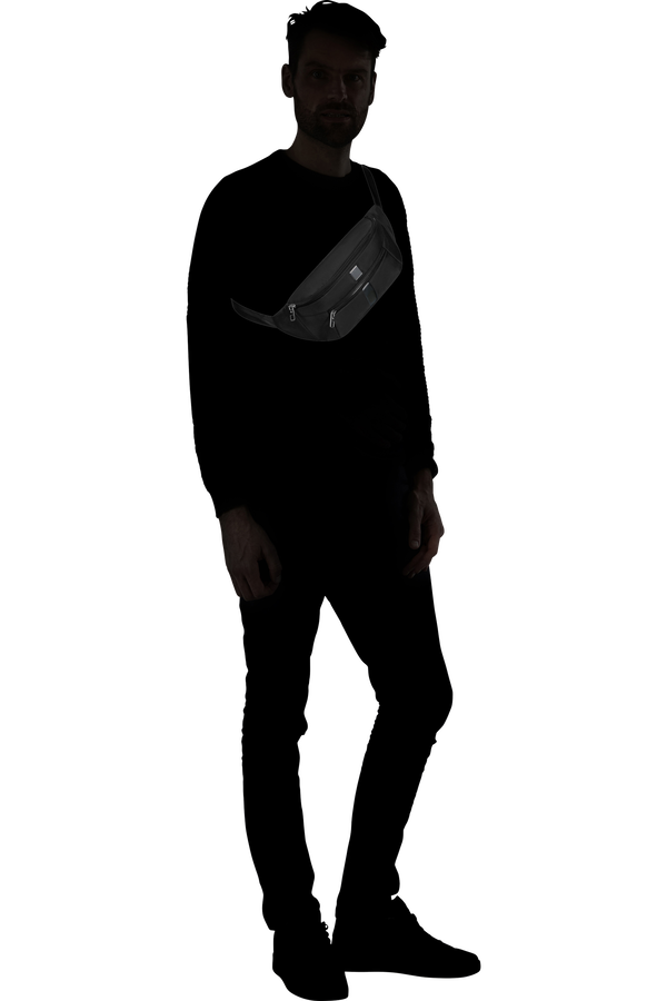 Samsonite Sacksquare Waist Bag  Noir Samsonite Sacksquare Waist Bag  Noir