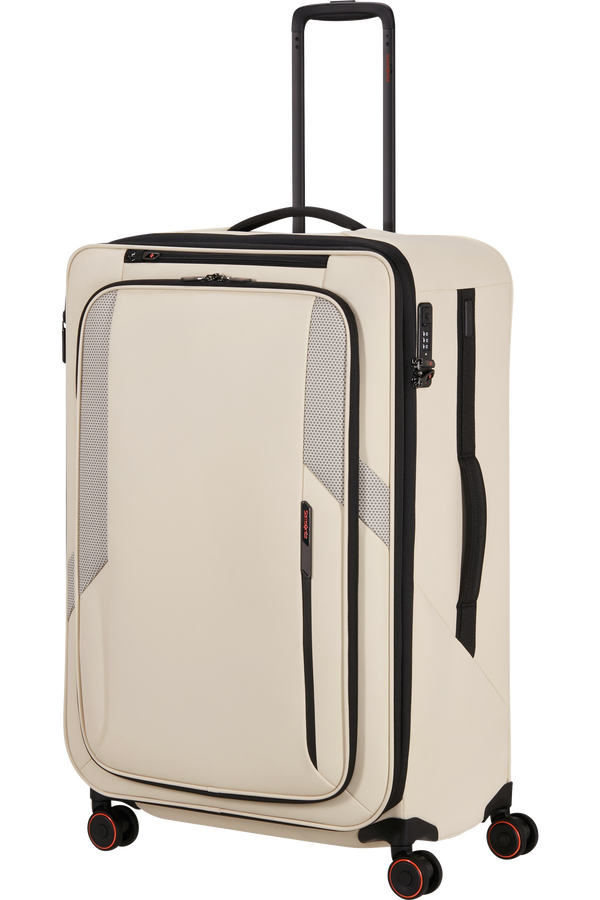 Glazed Trolley mit 4 Rollen erweiterbar 78cm | Samsonite Glazed Spinner Expandable 78cm  Sandstone